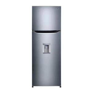 Refrigerador LG plata 11 pies con tecnología inverter.