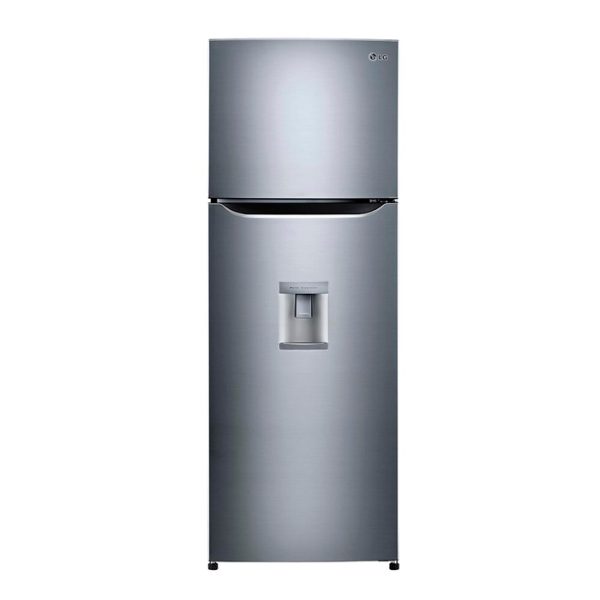 Refrigerador LG plata 11 pies con tecnología inverter.