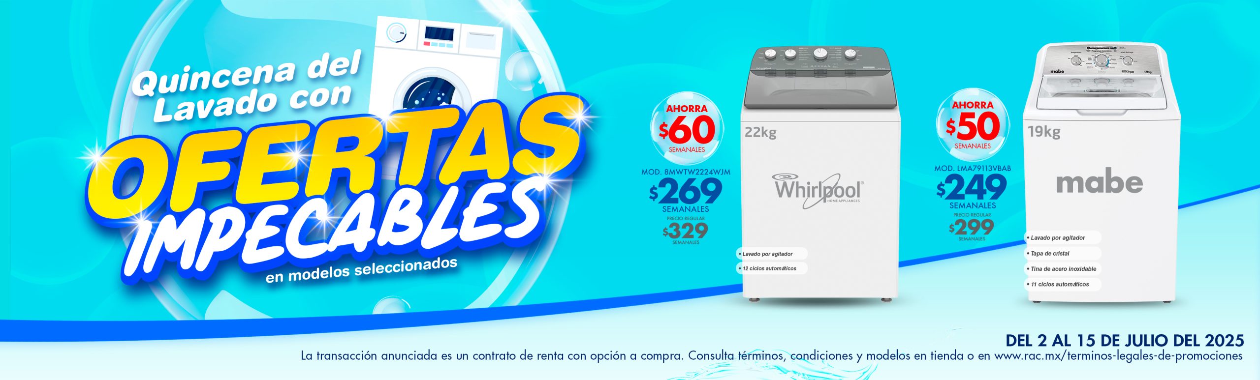Ofertas en lavado