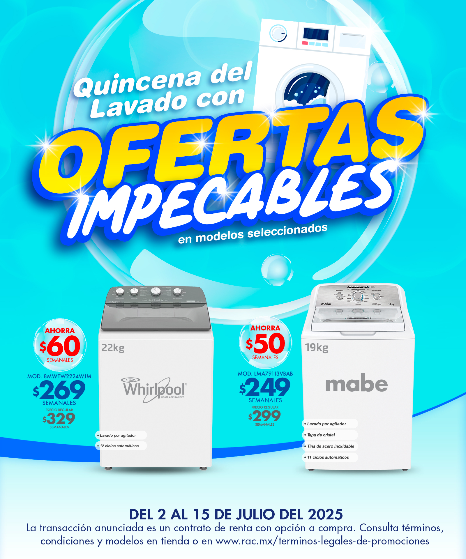 Ofertas en lavado