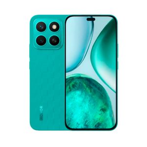 Celular HONOR X8C color verde con pantalla de 6.7 pulgadas y cámara de 108MP