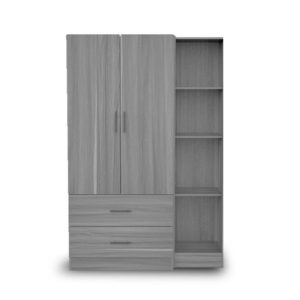 Closet Otelo de 2 Módulos Gris