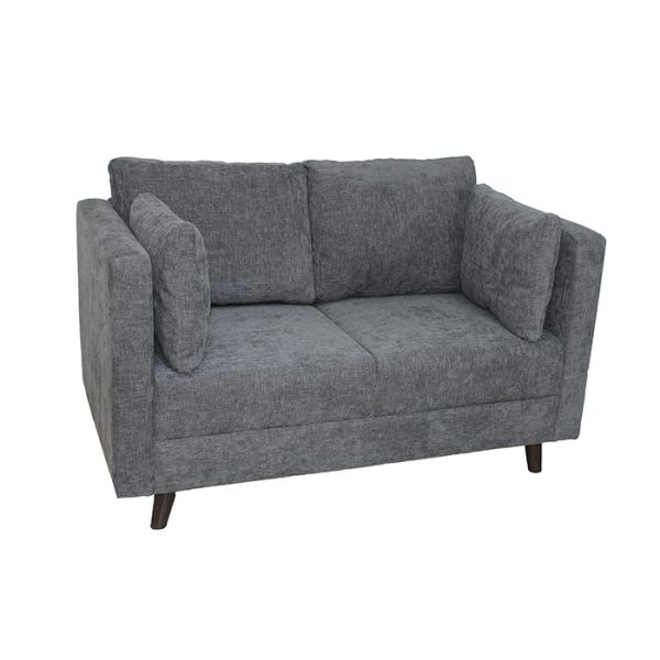 Love Seat Onix gris para sala de estar