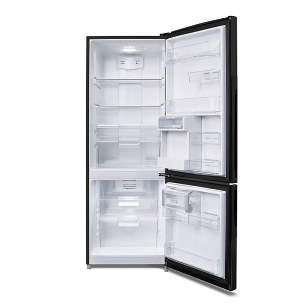 Interior Refrigerador Mabe 15p Black Stainless anaqueles cristal