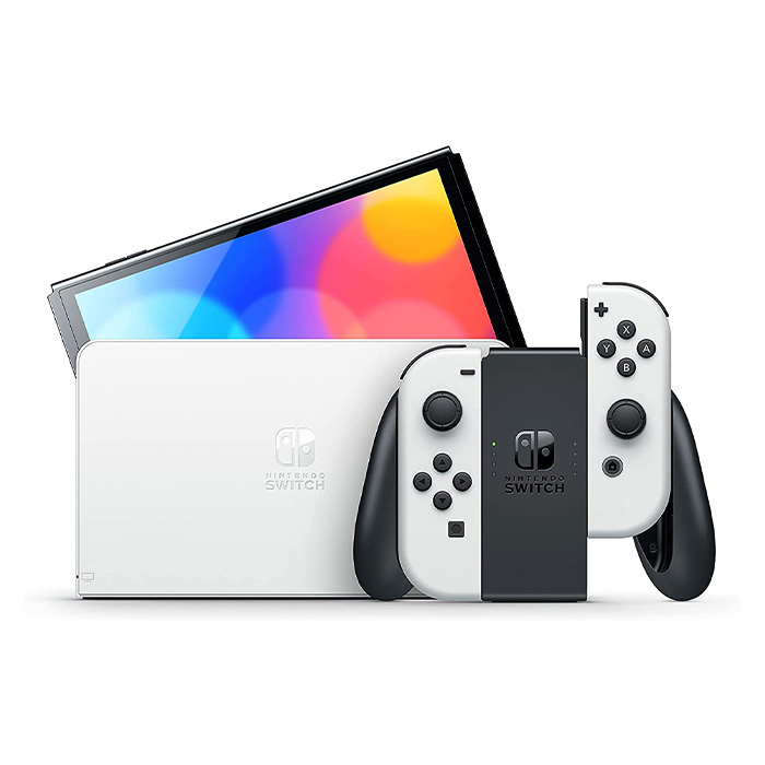 nintendo_switch_oled_blanco_ Nintendo Switch OLED Blanco con pantalla OLED de 7” y 64GB