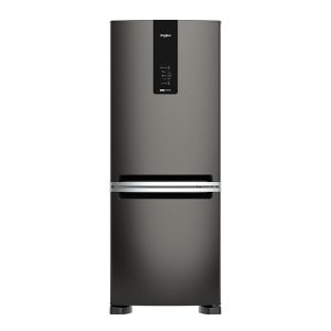 Refrigerador Whirlpool 16p negro frontal panel touch despachador