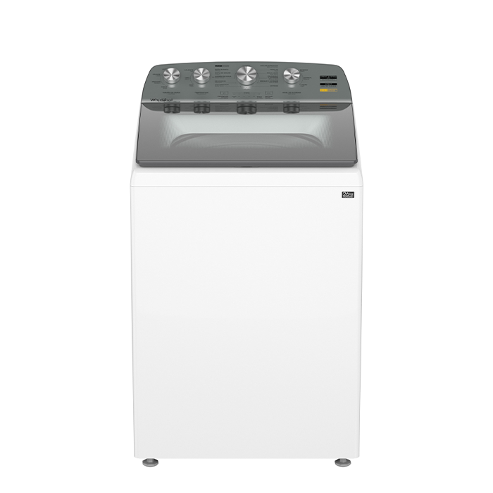whirlpool-8mwtw2654wrm-frente Lavadora Whirlpool 26kg blanca vista frontal