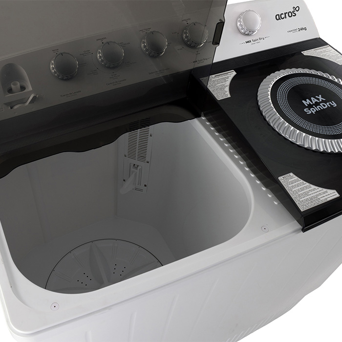 lavadora-acros-24kg-gran-capacidad-ropa Lavadora Acros 24 kg lavando gran cantidad de ropa familiar